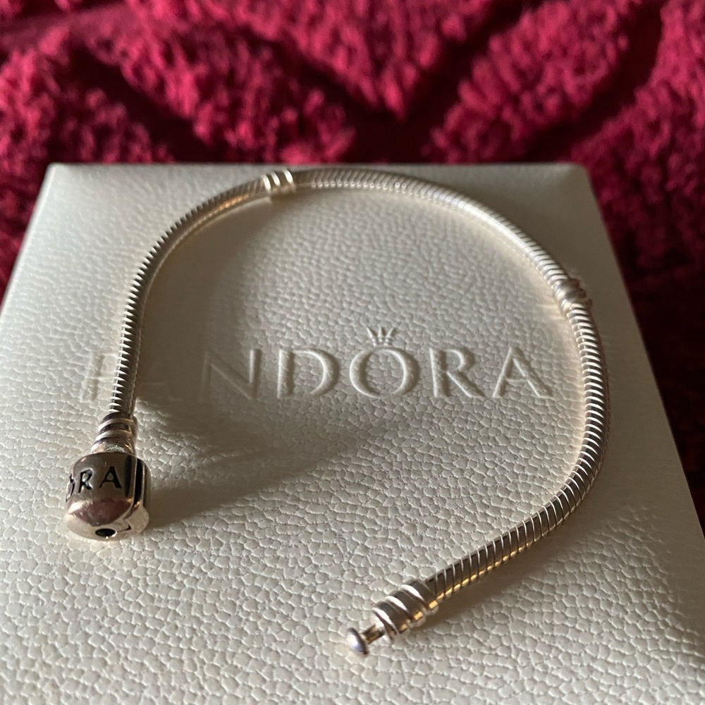 Classic Authentic Pandora Sterling Silver Bracelet